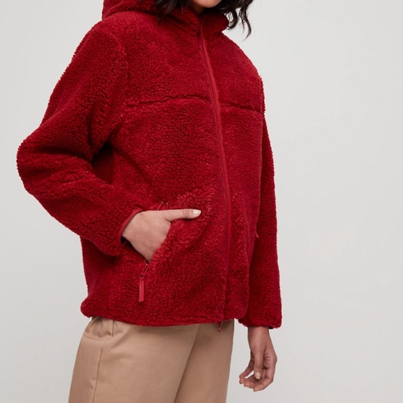 TNA red teddy coat - Picture 2 of 3